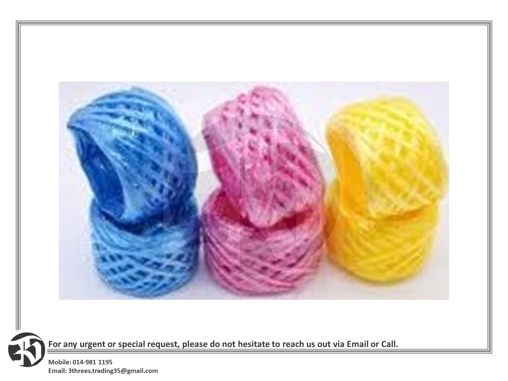 Raffia Rope-Big (900gm) /Small (180gm)