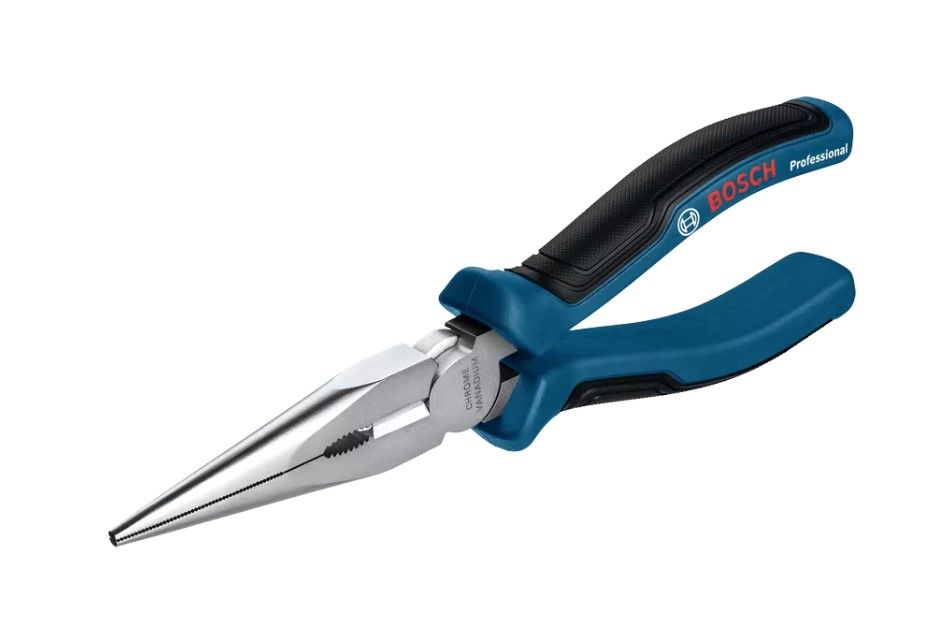 BOSCH LONG NOSE PLIER 200MM PROFESSIONAL PLIERS (1600A01TH8)