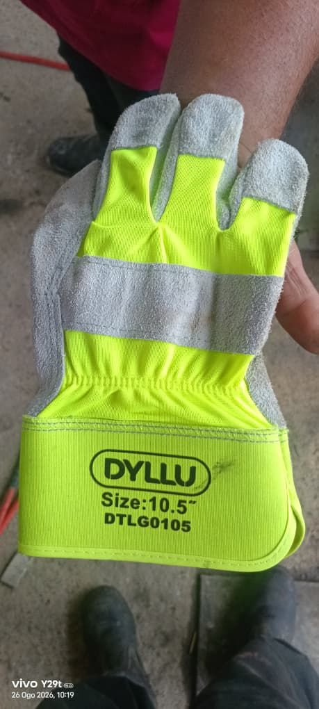 Sarung tangan welding Saiz 10.5mm