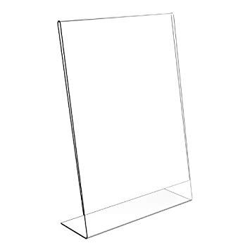 DEFLECTO A4 Acrylic Slanted Stand Potrait