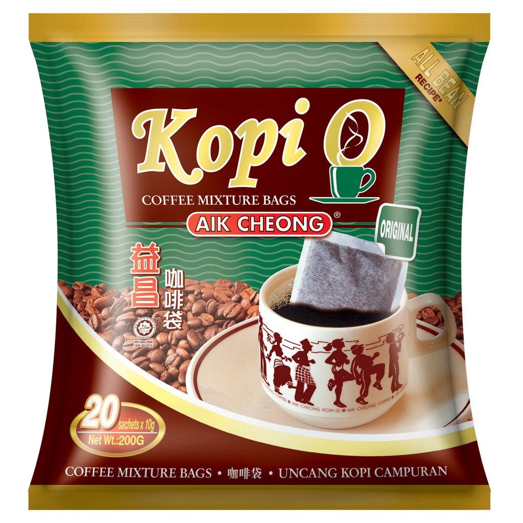 Aik Cheong Kopi-O Bag 200g (10g x 20 sachets)