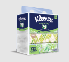 12x4x80s Kleenex FT Nat Fresh Box (18363A)