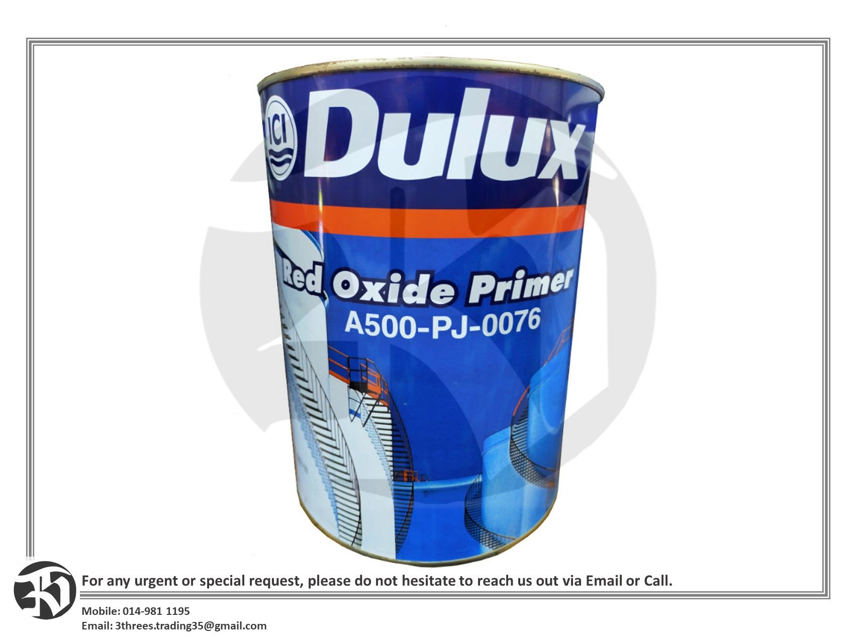 Dulux Red Oxide Primer (A500-PJ-0076) 5L