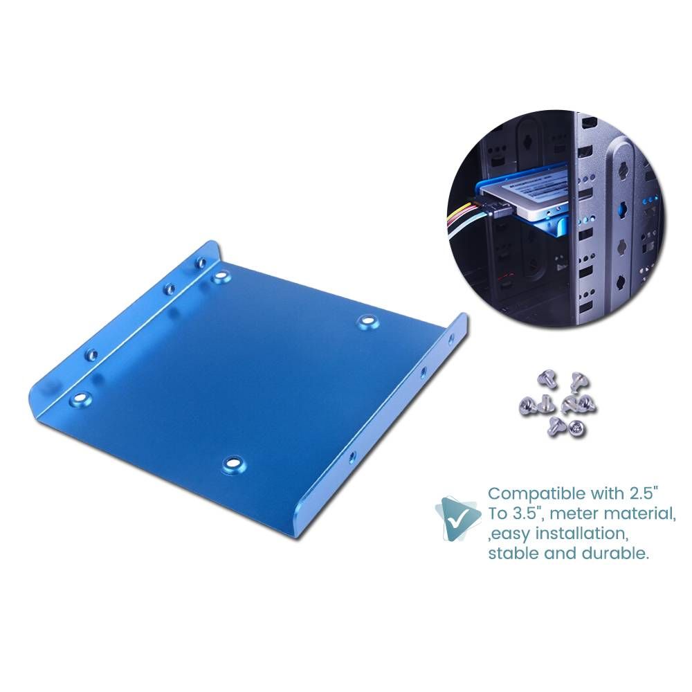 KINGSHARE 2.5" TO 3.5" HARD DISK HDD SSD BRACKET HOLDER