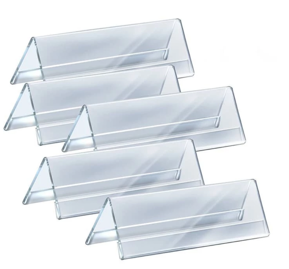 7x25 CM 2-Sided Acrylic Table NAME PLATE AcrylicTAG