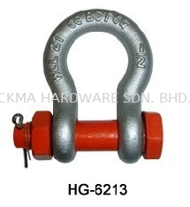 BST HG6213 H.D.GALVANISED BOW BOLT & NUT SHACKLE SF 6:1