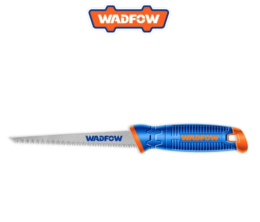 WADFOW WALL BOARD SAW (6", 7 TPI) FAST CUT WITH 2 SIDED PRECISION GROUND TEETH, MATERIAL: 65MN STEEL WHW3G06