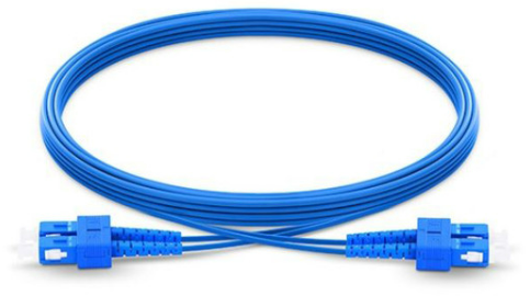 Premium Patch Cord SC/UPC-SC/UPC, G652D, LSZH, Simplex Blue Colour Jacket 2mm, 1m