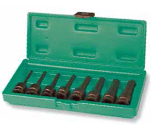 JONNESWAY 8PCS 1/2" DR. STAR BIT IMPACT SOCKET SET