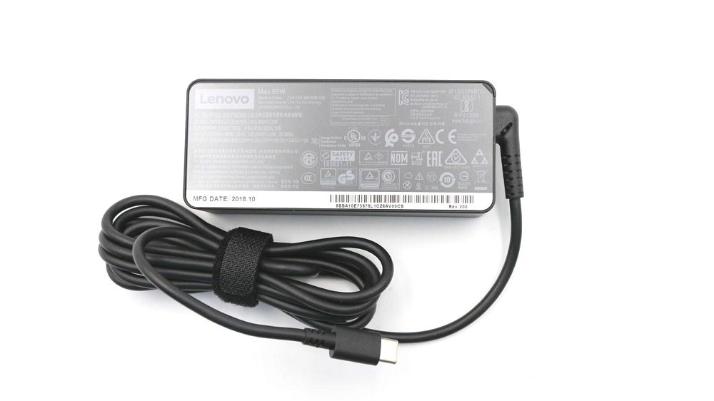 Lenovo AC Adapter 65Watt 3.25a USB C 02DL126 02DL128