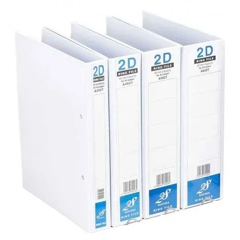 ABBA PVC 2D Ring File A4 (White)