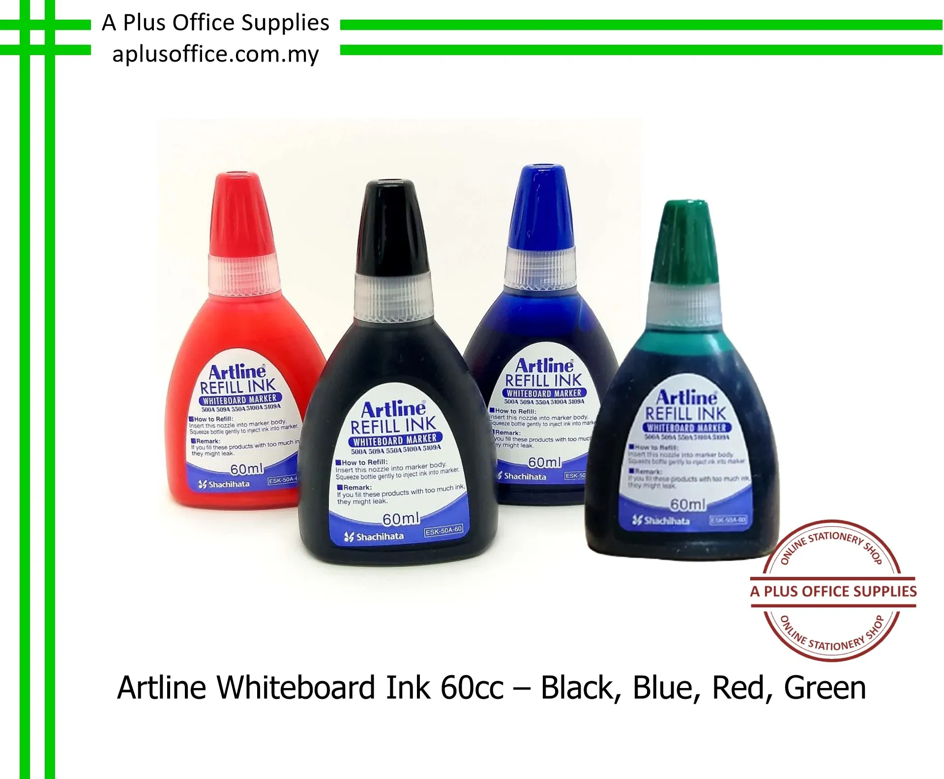 ARTLINE Whiteboard Ink 60cc