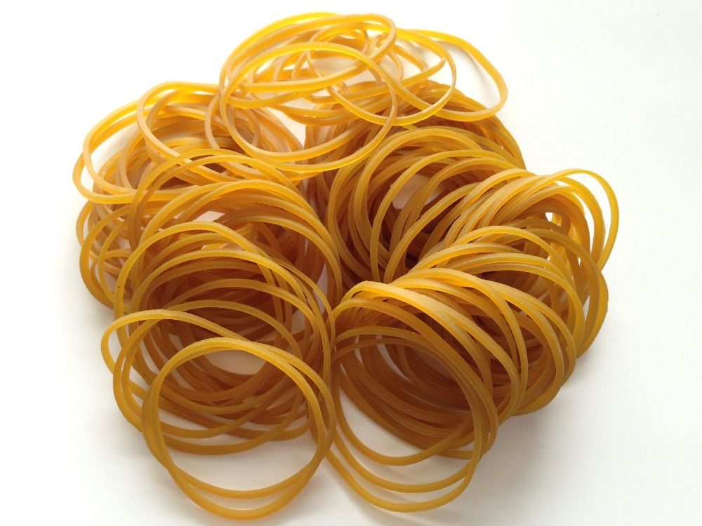 NATURAL COLOUR RUBBER BAND 100GM