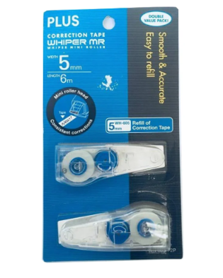 Plus Whiper MR WH635BR Correction Tape Refill 5mm x 6M