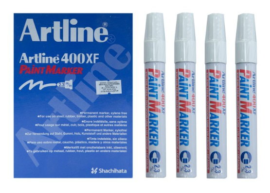 ARTLINE PAINT MARKER 400XF WHITE (12PCS/BOX)