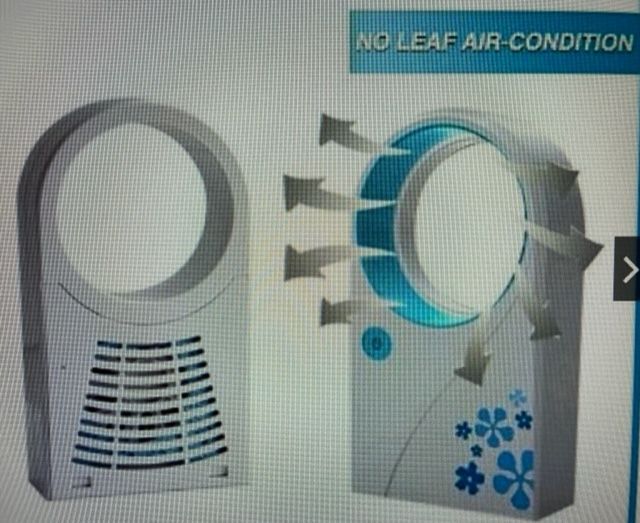 QWS Portable Handheld Mini Air Conditioner Bladeless Fan