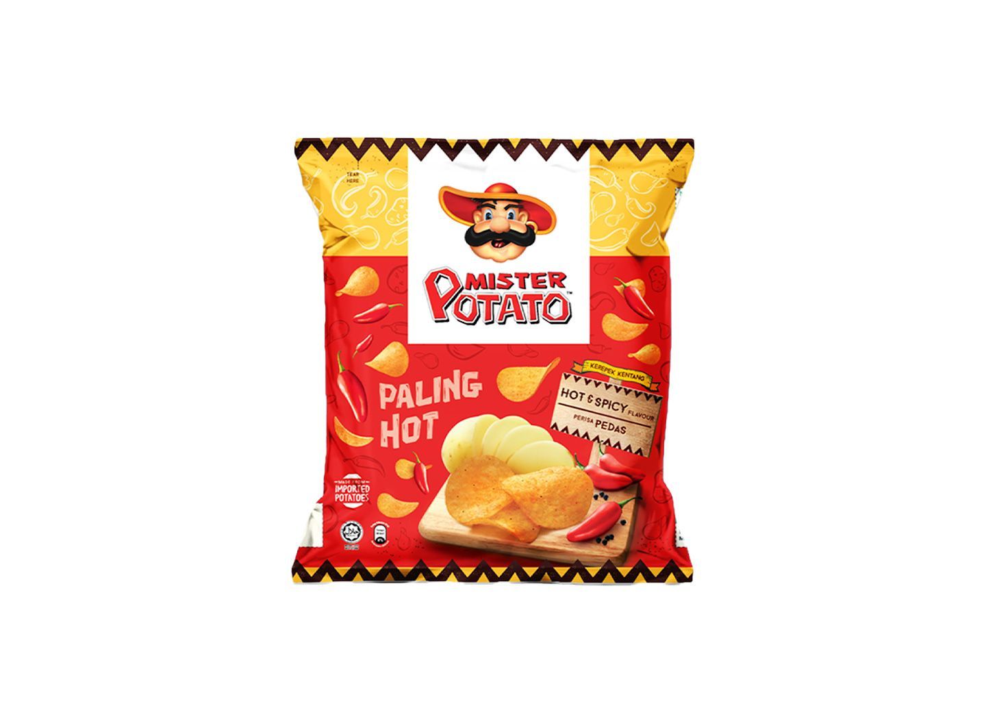 Mister Potato Chips Multipack Hot & Spicy 22g X 20