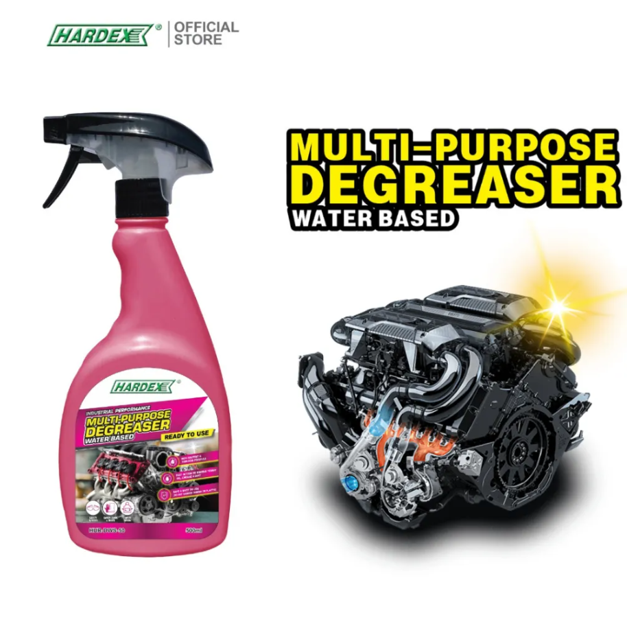 HARDEX ( HUR-DWS-50 / HUR-DWR-5L ) MULTI-PURPOSE DEGREASER WATER BASED READY TO USE (500ML/5L)