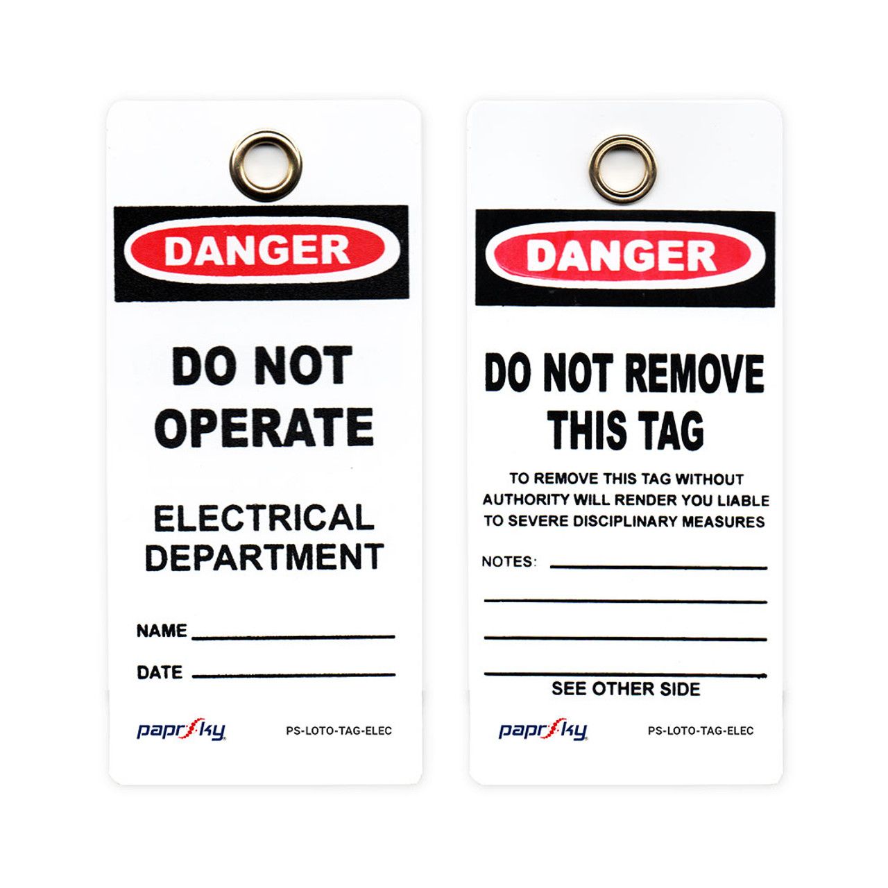 CUSTOMISED INSTRUMENT TAG [100s]