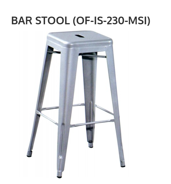 APEX Bar Stool OF-IS-230-MSI 430 x 430 x 760mm