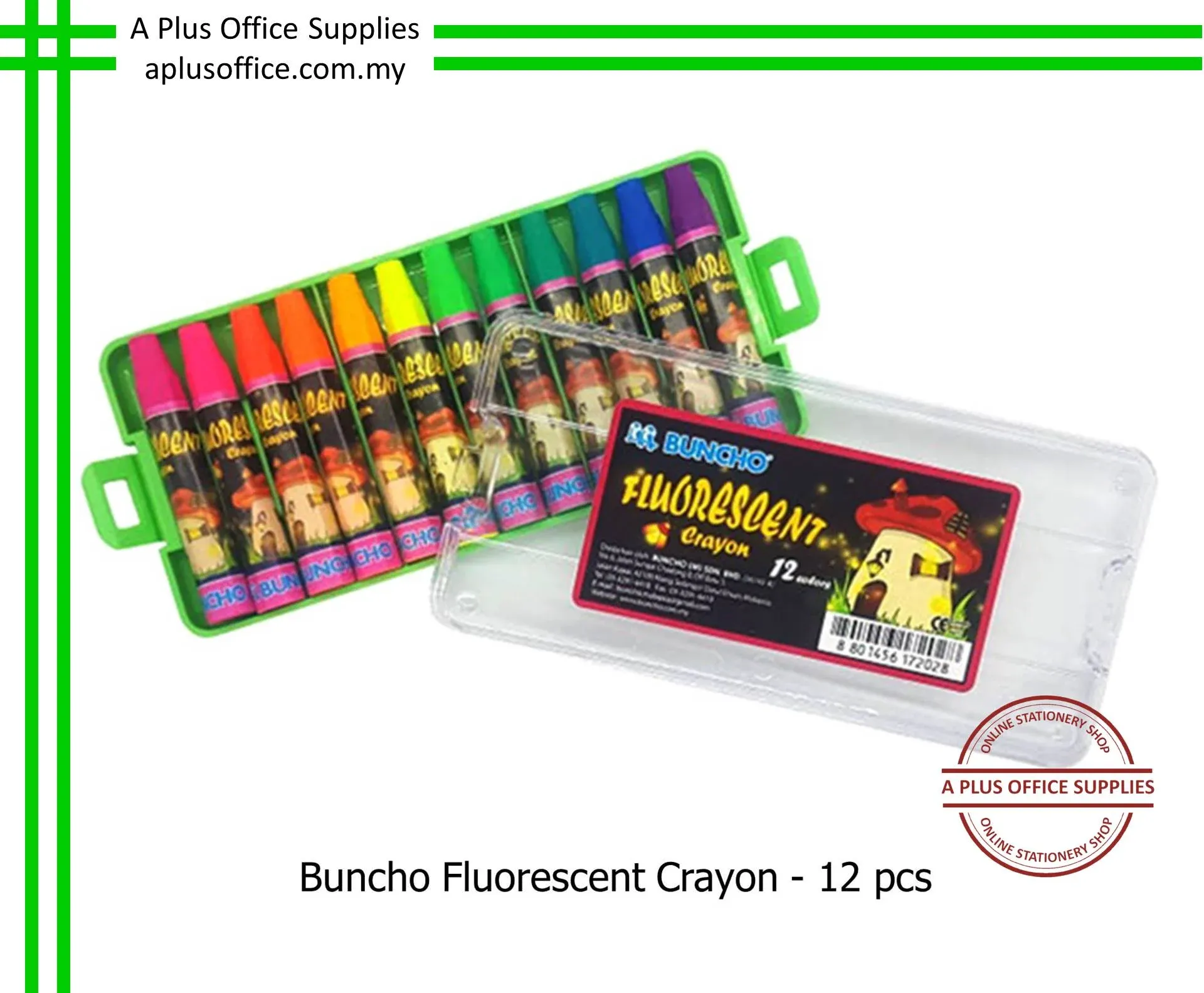 BUNCHO Fluorescent Crayon / Krayon