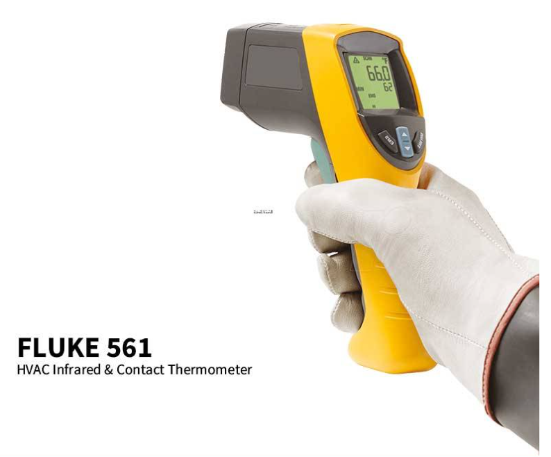 FLUKE 561 HVAC INFRARED & CONTACT THERMOMETER