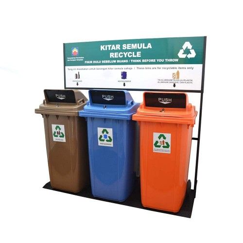Recycling Bins 2 Wheels RB240