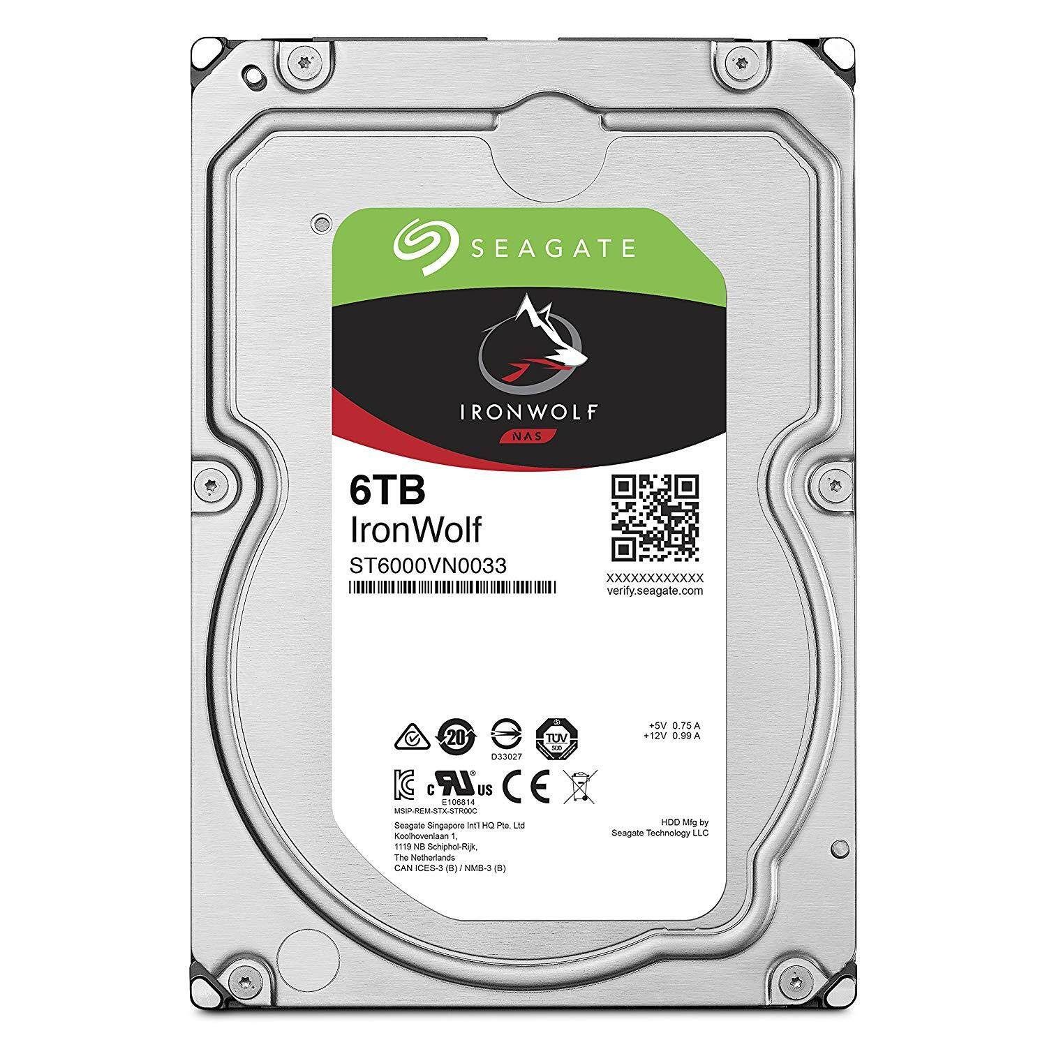 Seagate IronWolf/EXOS Hard Disk 6TB NAS Hard Drive 7200RPM 256M SATA 3.0 HDD