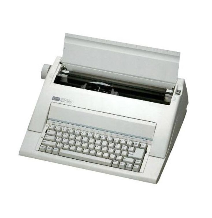 OCHA NAKAJIMA Electronic Typewriter Machine; AX150, Paper Capacity: 330mm Typing Width: 229mm
