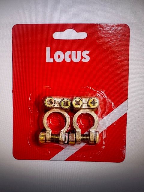 Universal Car Battery Terminal Clamp Clips Connector - Kepala Bateri 005 - Positive Negative x 1set