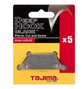 TAJIMA HKB-5B DEEP HOOK BLADE (5 PCS/PACK)