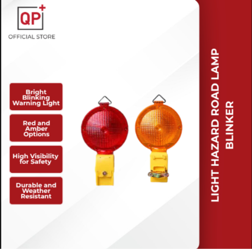 ROAD LAMP TRAFFIC LAMP BLINKER WARNING LIGHT TRAFFIC HAZZARD SIGNAL LAMP (RED/ AMBER) l  闪光灯-AMBER PICASAF