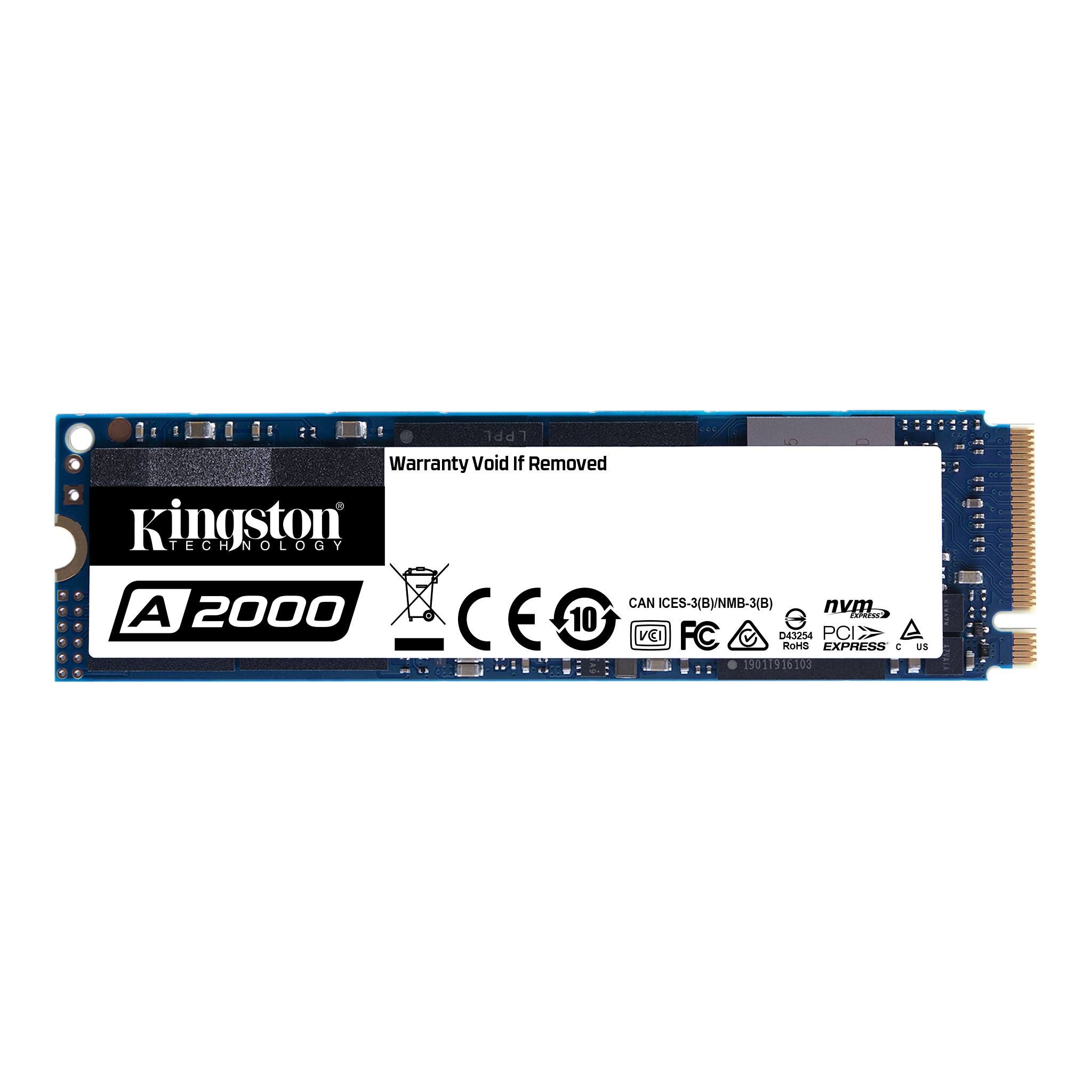 Genuine Malaysia Kingston Warranty - KINGSTON A2000 M.2 PCIE NVME GEN (G3X4) 1TB SSD