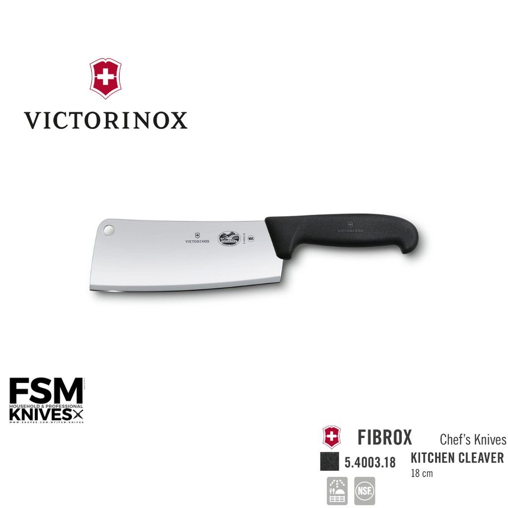Victorinox *Victorinox 5.4003.18 Fibrox 18cm Kitchen Cleaver