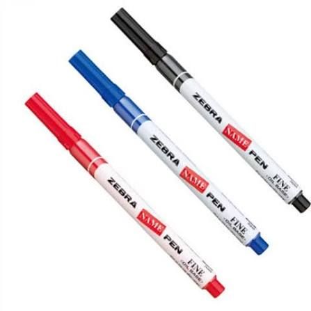 ZEBRA NAME PEN- BLUE/BLACK/RED