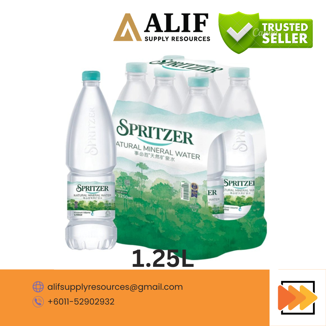 Spritzer Natural Mineral Water/ SPRITZER AIR MINERAL 6 X 1.25L