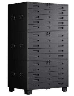Steel Multi-Drawer Filing Cabinet / Document Storage Cabinet