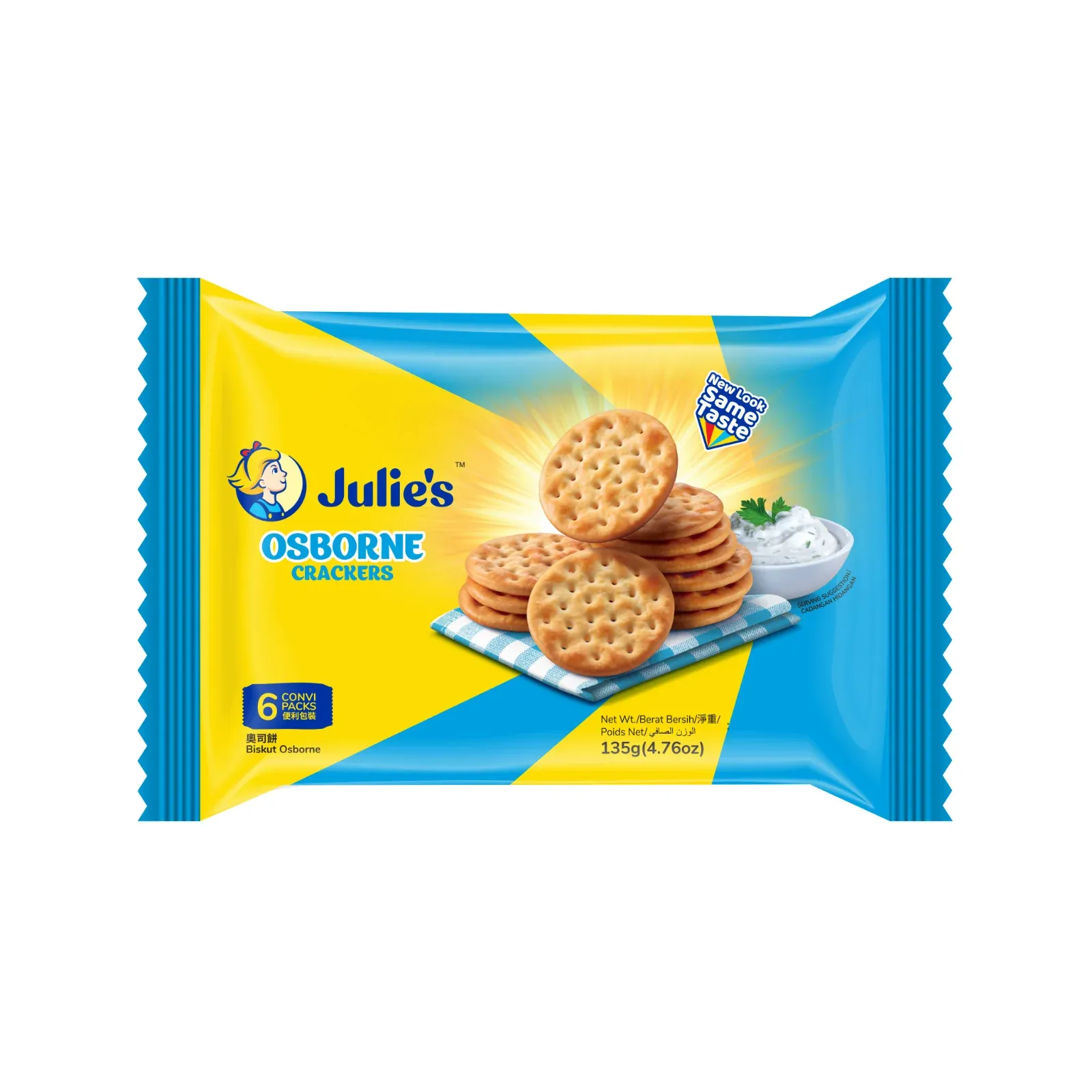 (Loose pack) Julie’s Osborne Crackers 135g