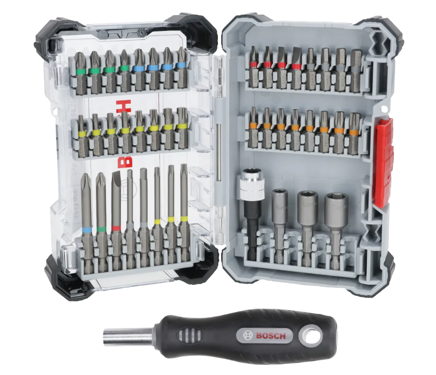 BOSCH EXTRA HARD SCREWDRIVER BIT SET (44+1 PCS) (2607017732)