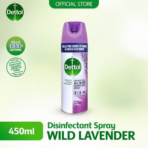 Dettol Spray Desinfectant 450ml Wild Lavender