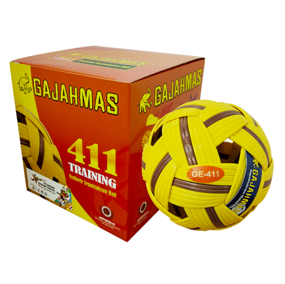 Bola Sepak Takraw / Sepak Raga / Takraw Ball Gajah Super X5 TK-411-KK