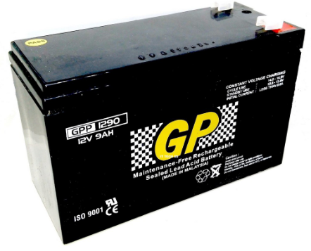 GP Rechargeable Sealed Lead Acid Battery 12V 9Ah