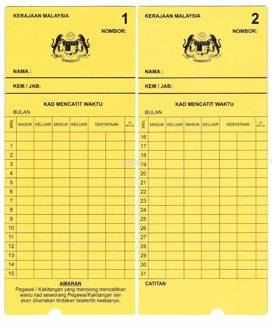 punch card