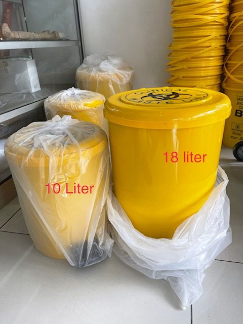 Clinical Waste Bin with Step On Pedal
