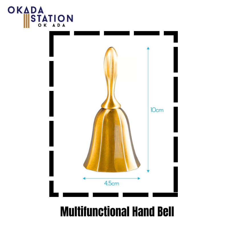 Multifunctional Hand Bell / Call Bell Musical Instrument/ for Home School /Church Restaurants