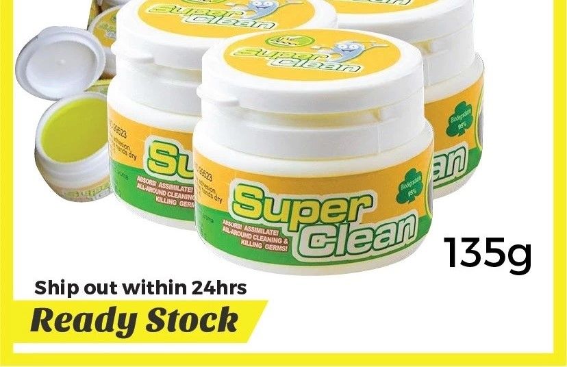 Super Clean Keyboard Cleaner Soft Gel Dust Cleaning Reusable Keyboard Car Dashboard Dirt Remover