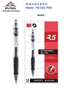M & G Gel Pen R3 0.5 mm Blue