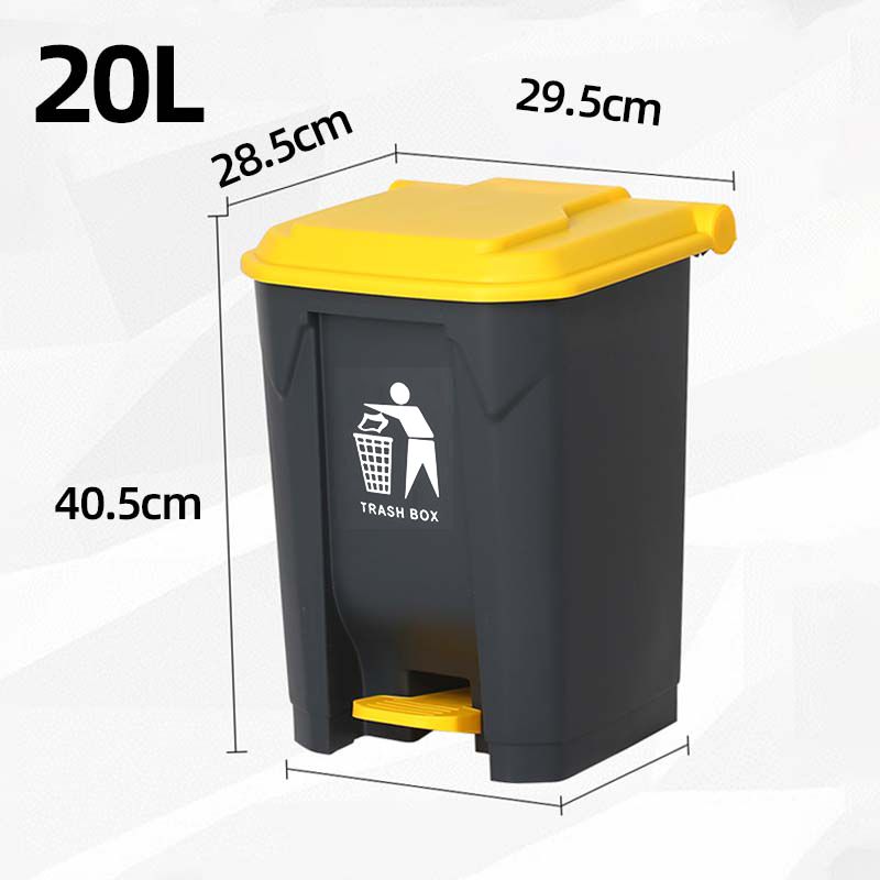 Heavy Duty Plastic Kitchen Bin With Pedal, (20L, 30L, 50L)