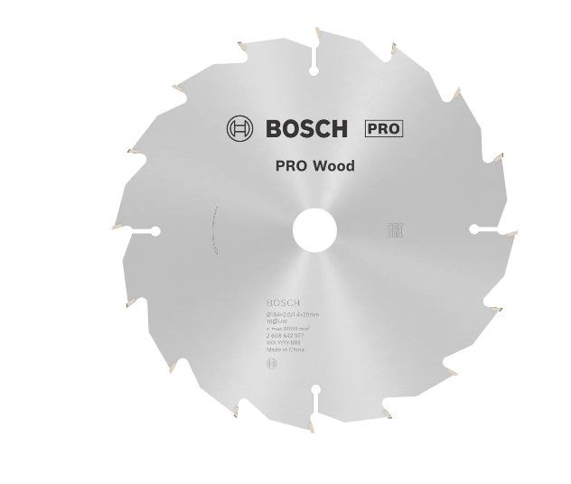 BOSCH PRO WOOD CIRCULAR SAW BLADE, 184 X 2 X 25 MM (2608642984)