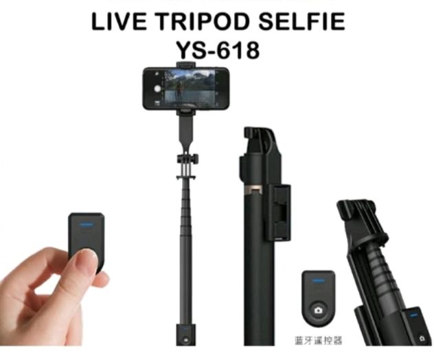 360deg Rotate 3 in 1 selfie monopod Triopod Ocha 360deg Rotate 3 in 1 selfie monopod Triopod Max Length 178 cm